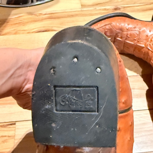 Rancho Brown Leather Cowboy Boots - Picture 5 of 5